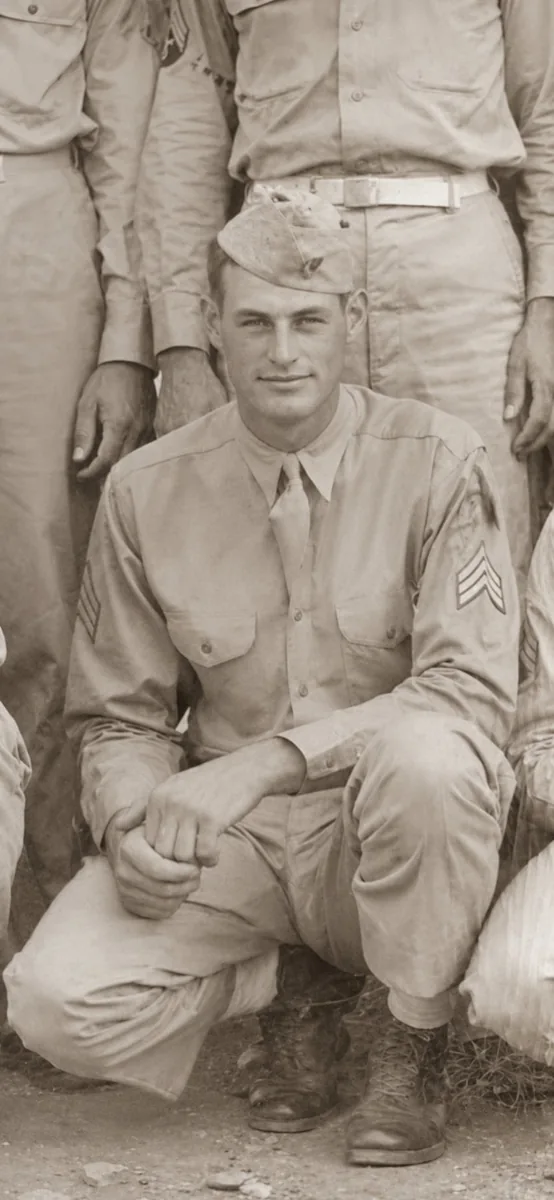 Sergent Arnold Schlaich, HQ Company 33e régiment blindé, Task Force Hogan, ferme Ringle décembre 1944
