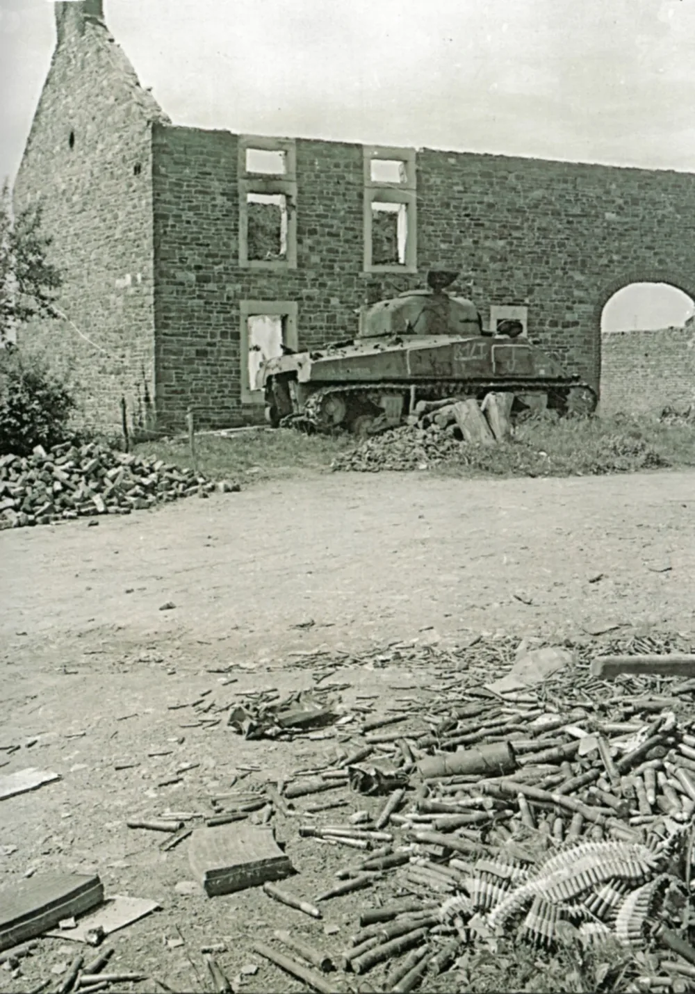 Maison de Léa Téchy à Marcouray, QG de la Task Force Hogan durant l'encerclement de décembre 1944